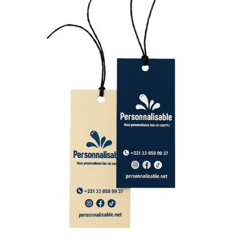 Étiquettes cartonnées